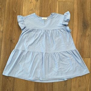 Perfect Peach Women’s Top Light Blue Medium